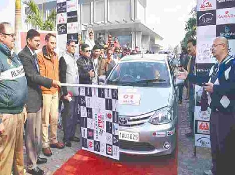 Taj car rally on travel of adventures 